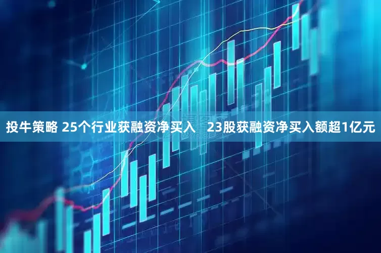 投牛策略 25个行业获融资净买入   23股获融资净买入额超1亿元